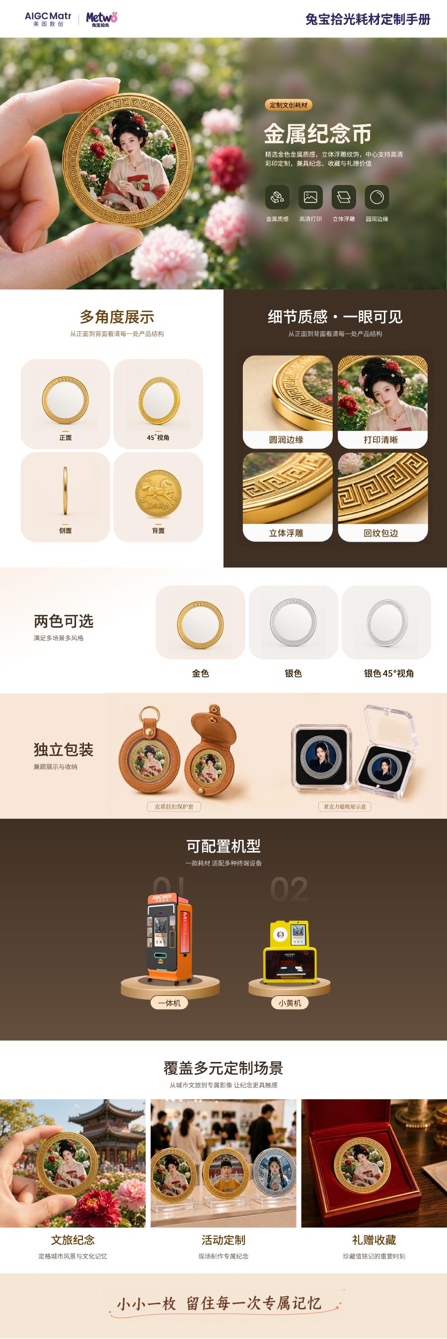 金属纪念币实拍