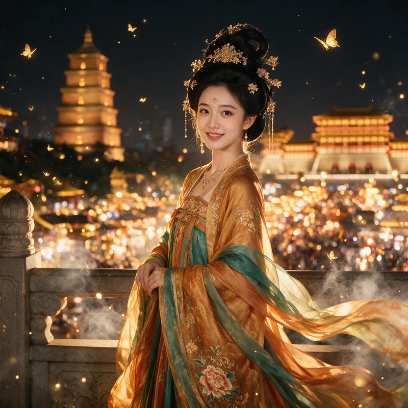 洛阳唐复原 · AI 女性风格预览