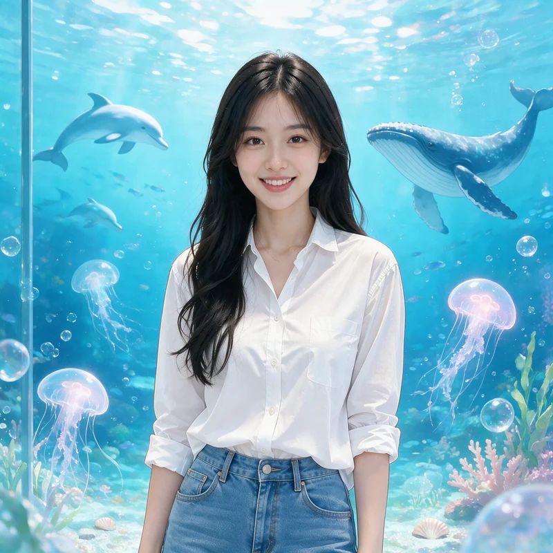 海洋奇遇 · AI 女性风格预览
