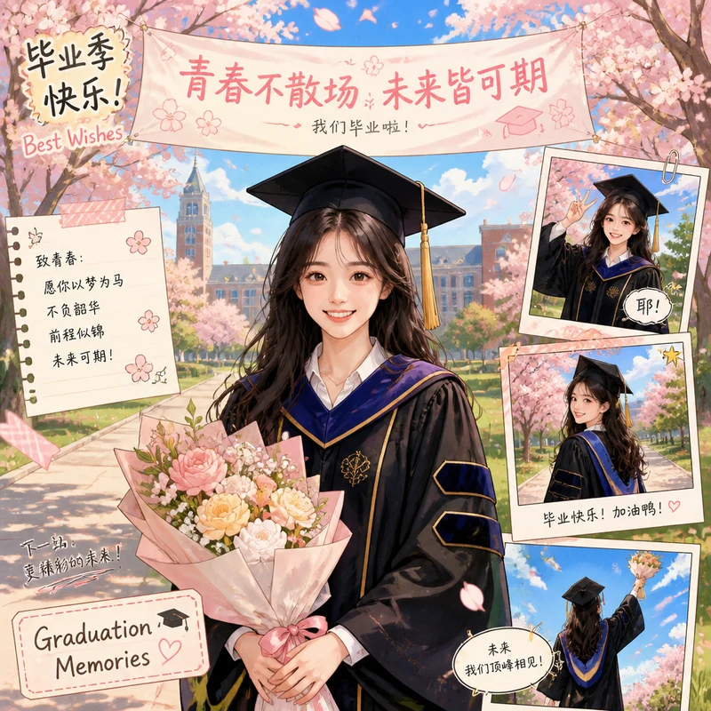 毕业季 · AI 女性风格预览