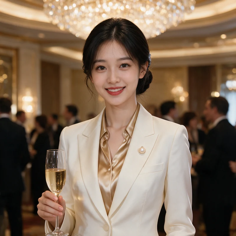 商务晚宴 · AI 女性风格预览