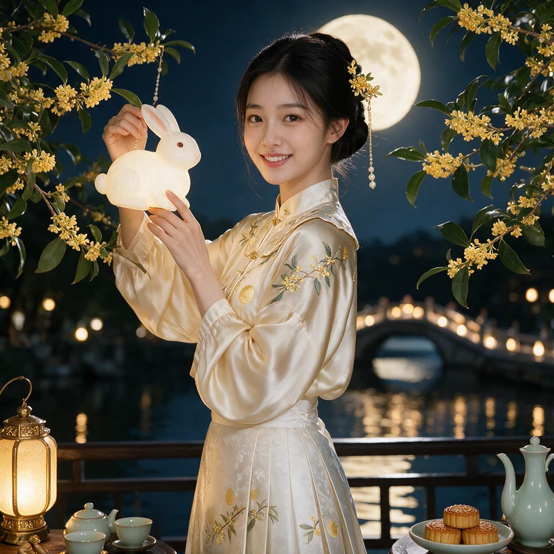 中秋桂月 · AI 女性风格预览