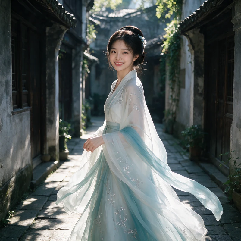 轻风汉服 · AI 女性风格预览
