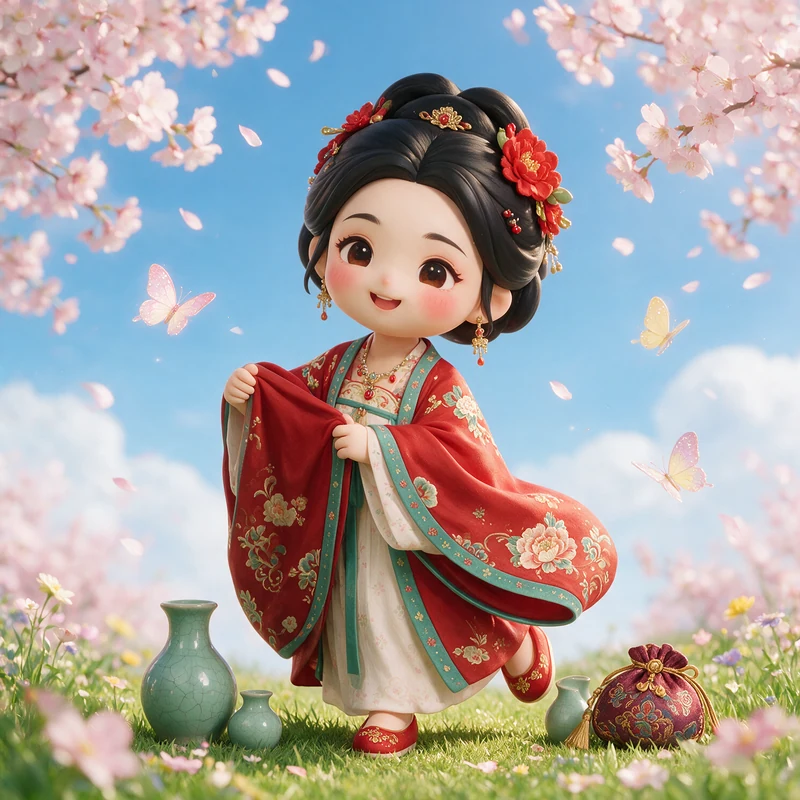 Q版3D · AI 女性风格预览