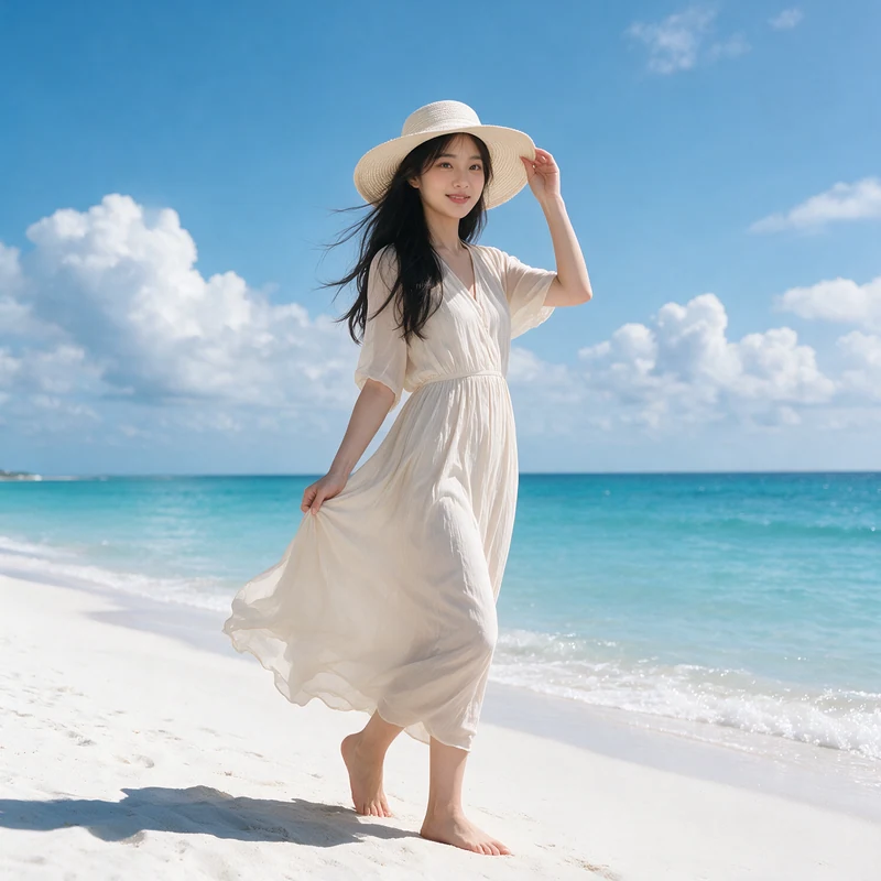 深圳白沙滩 · AI 女性风格预览